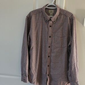 L.L. Bean Men's Flannel Shirt - L (slightly fitted)